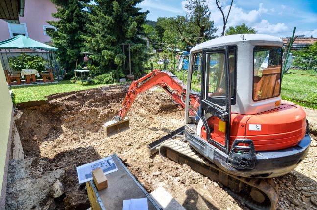 excavation compagnies grue